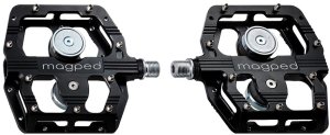 Evoca Pedały MAGPED GRAVITY 200NM (Enduro, Downhill), Magnetyczne z blokami, Siła magnesu 200Nm dla rowerzystów >75kg, Czarne (NEW) 2