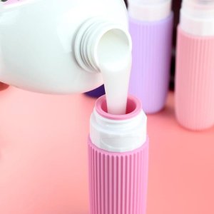 Zestaw silikonowych pojemniczków, buteleczek podróżnych 4w1 90ml KS137WZ1 5