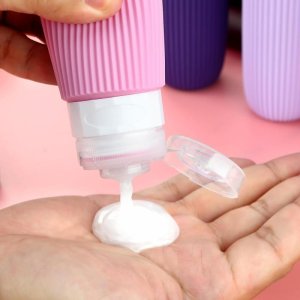 Zestaw silikonowych pojemniczków, buteleczek podróżnych 4w1 90ml KS137WZ1 6