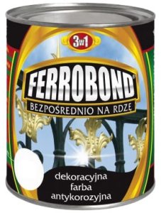 FERROBOND FARBA DEKOR 3w1 BIAŁA 0,65L (9010) 1