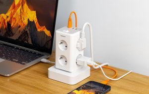 Listwa zasilająca Tessan TS-306TS-C (biała) 2