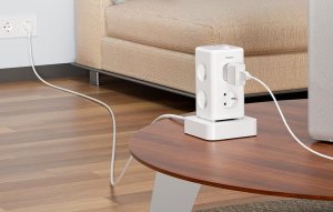 Listwa zasilająca Tessan TS-306TS-C (biała) 4