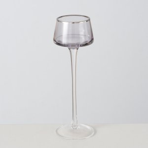 Świeczniki szklane SMOLA, 2 szt. 2023 cm 5