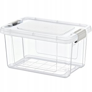 Transparentne pudło do przechowywania, 18 x 12 x 11 cm 2