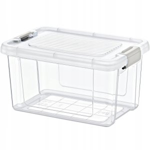 Transparentne pudło do przechowywania, 22 x 15 x 12 cm 2