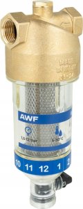 Afriso filtr do wody AWF 110, płukanie wsteczne, GW G1/2" 4211000 2