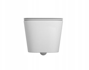 Miska WC Invena Invena miska WC bezkołnierzowa PAROS z deską wolnoopadającą CE-90-001-W 7