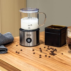 Spieniacz do mleka Teesa Stalowy 6