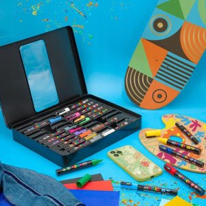 POSCA GIFT METAL TIN, 20 ass. Pop Colours (6xpc1mc - 7xpc3m - 7xpc5m) 4