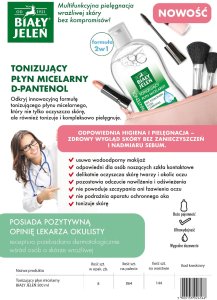 BIAŁY JELEŃ Tonizujący płyn micelarny 500 ml 3