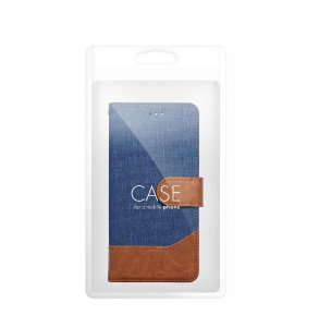 Kabura JEANS Book do SAMSUNG A40 niebieski 2