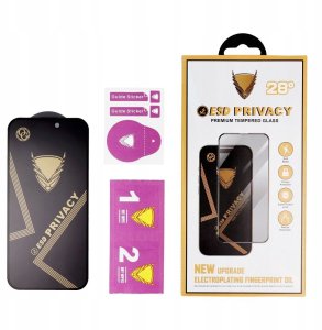 Szkło Hartowane OG Premium Privacy Glass - do Xiaomi 14T / 14T Pro czarny 4