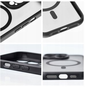 Futerał FULL MATTE MAG COVER kompatybilny z MagSafe do XIAOMI REDMI NOTE 14 PRO 5G czarny 4
