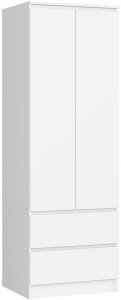 SZAFA STAR S 60 cm 2 DRZWI 2 SZUFLADY PK BIAŁA 1