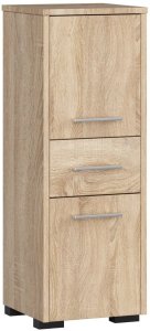 SZAFKA ŁAZIENKA FIN SŁUPEK 30 2D 1SZ 85cm PK DĄB SONOMA 1