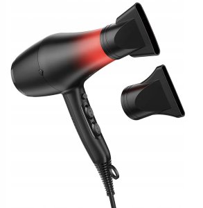 HOCO suszarka do włosów z nadmuchem ciepłego i zimnego powietrza HP15 czerwona gradient 5