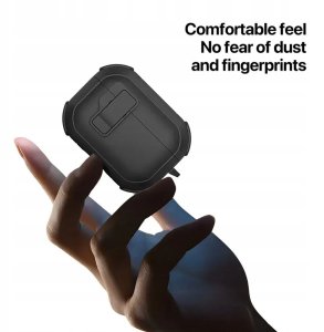 DUX DUCIS futerał PECP ochronny TPU+PC na AirPods 4 czarny 2