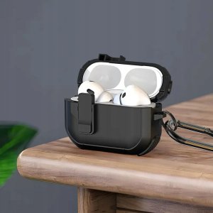 DUX DUCIS futerał PECP ochronny TPU+PC na AirPods 4 czarny 5