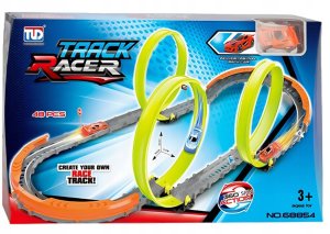 Tor wyścigowy pętla dla samochodzików autka zestaw napęd 48w1 372cm 3