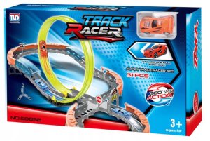 TOR WYŚCIGOWY PĘTLA DLA SAMOCHODZIKÓW AUTO AUTKA 3+ NAPĘD 3