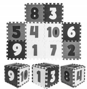 Mata piankowa edukacyjna puzzle piankowe duża 1