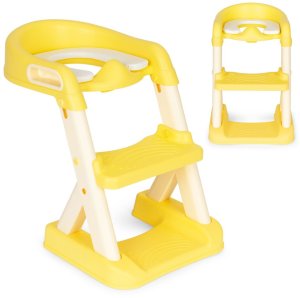 Nakładka na toaletę ze schodkami drabinką dla dzieci ECOTOYS 1