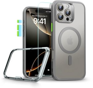 Etui ESR Classic Pro Set Halolock MagSafe na iPhone 16 Pro Max - szare 1
