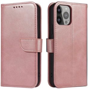Etui Magnet Case z klapką do Samsung Galaxy S25 Ultra - różowe 1