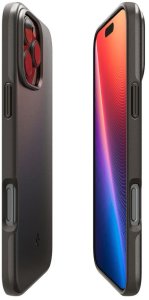 Etui Spigen Thin Fit MagSafe na iPhone 16 Pro - czarne 7