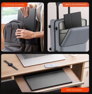 Ekran Przenośny MONITOR 14" FHD 1920x1080 3ms USB-C HDMI Głośniki 8