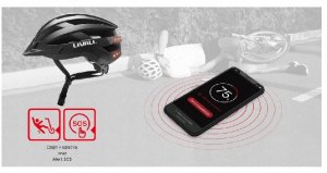 Kask rowerowy MTB Bluetooth 58-62cm LED/SOS/Intercom czarny 3