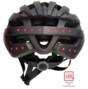 Kask rowerowy MTB Bluetooth 58-62cm LED/SOS/Intercom czarny 5