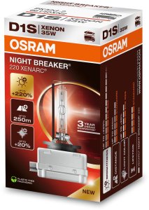 Żarówka (Karton 1szt.) D1S 85V 35W PK32D-2 XENARC NIGHT BREAKER 220, biała ciepła 4500K 1