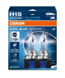 Żarówka (Zestaw 2szt.) H15 12V 55/15W PGJ23T-1 Cool Blue Intense NextGen 1