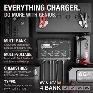 NOCO GENIUS2X4 8A 4-Bank Battery Charger 2