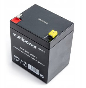 Akumulator Multipower MP5.4-12 12V5,4Ah  F1 1