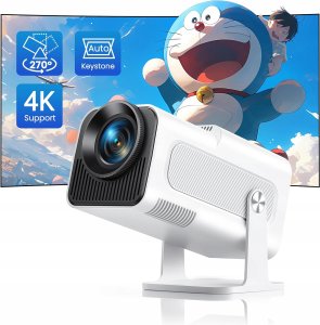 TOPTRO MINI rzutnik Full HD 1080p projektor WiFi6 Bluetooth kino domowe 1