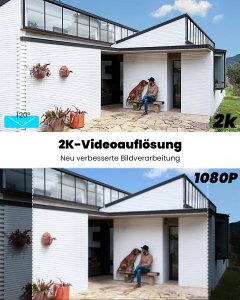 ieGeek ZS-GX1S Zewnętrzna kamera monitoringowa 2K akumulator zewnętrzny 3