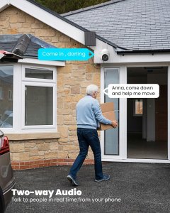 ieGeek ZS-GX1S Zewnętrzna kamera monitoringowa 2K akumulator zewnętrzny 8