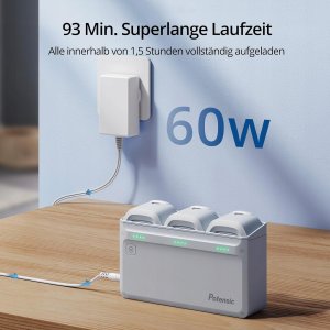 Potensic ATOM SE Fly More Combo dron z kamerą 4K EIS stacja ładowania 4