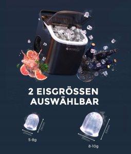 Kostkarka do lodu Sigma ecozy IM-BS260C Mała kostkarka do lodu 2 rozmiary kostek lodu 4