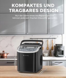 Kostkarka do lodu Sigma ecozy IM-BS260C Mała kostkarka do lodu 2 rozmiary kostek lodu 6