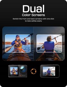 Surfola SF630 Action Cam 4K 60 FPS kamera podwodna sportowa WiFi 1350 mAh 5