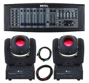 Botex Controller DMX DC-192 Fun Generation PicoBeam 30 Quad LED w zestawie 1