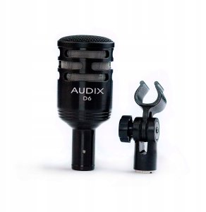 Mikrofon dynamiczny instrumentalny Audix D6 kick-drumy boxy bęben basowy 2
