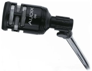Mikrofon dynamiczny instrumentalny Audix D6 kick-drumy boxy bęben basowy 8