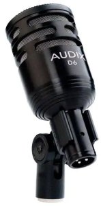 Mikrofon dynamiczny instrumentalny Audix D6 kick-drumy boxy bęben basowy 10