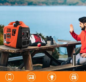 AIVOLT agregat prądotwórczy 1400W generator prądu benzynowy przenośny nowy 4