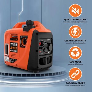 AIVOLT agregat prądotwórczy 1400W generator prądu benzynowy przenośny nowy 8