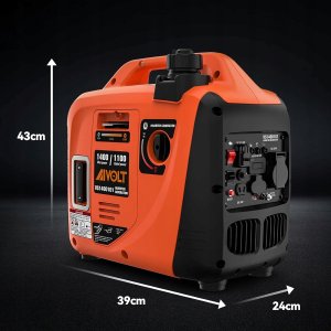 AIVOLT agregat prądotwórczy 1400W generator prądu benzynowy przenośny nowy 9
